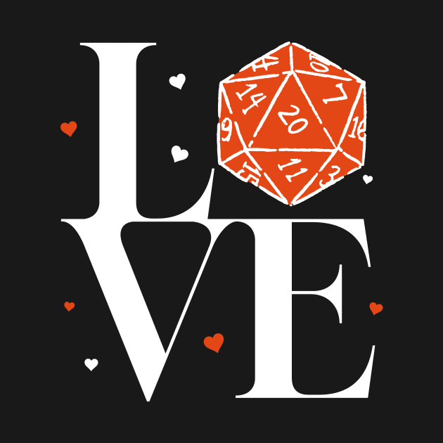 D&D Love D20 by Sunburst