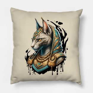 Egyptian God Bastet Pillow