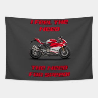 I feel the need - Motorcycle Tapestry