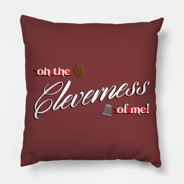 Cleverness Pillow by rebeccaariel