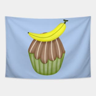 Cute banana cupcake. 🍌 Tapestry