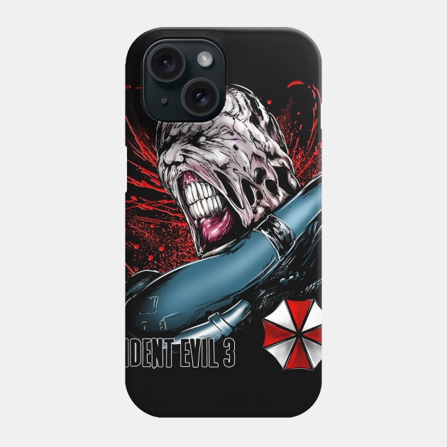 Resident evil 3 remake NEMESIS Monster Phone Case by AndreyG