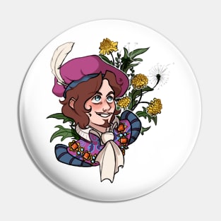 Dandelion and dandelions Pin