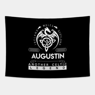 Augustin Name T Shirt - Another Celtic Legend Augustin Dragon Gift Item Tapestry