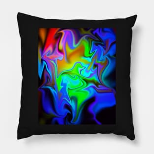 Glow abstract Pillow