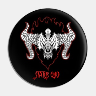 Blackout Inside Status Quo Pin