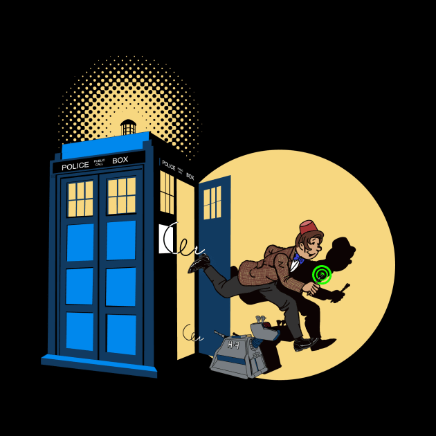 RAGGEDY TIMELORD by KARMADESIGNER T-SHIRT SHOP