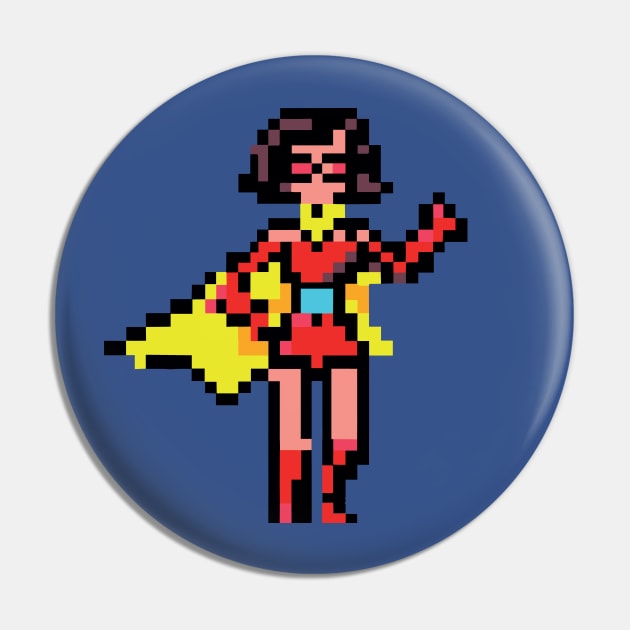 Superheroine Mag Pin by wamtees