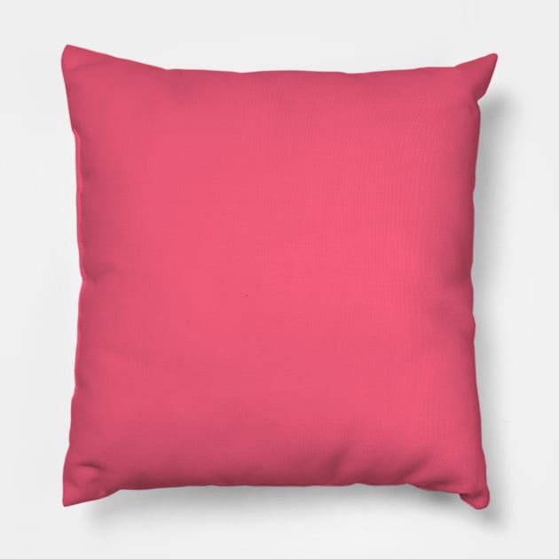 Pink Brick Plain Solid Color Pillow by squeakyricardo