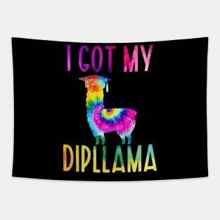 I Got My Dipllama Tapestry