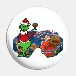 DRINK UP GRINCHES Pin