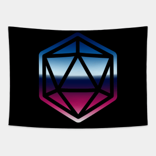 Retro D20 80s Chrome Tapestry