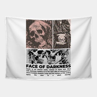Face of Darkness Tapestry