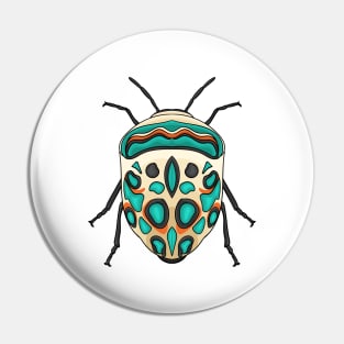 Picasso bug cartoon illustration Pin