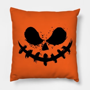 Scary Face Halloween Pillow