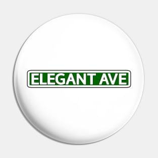 Elegant Ave Street Sign Pin