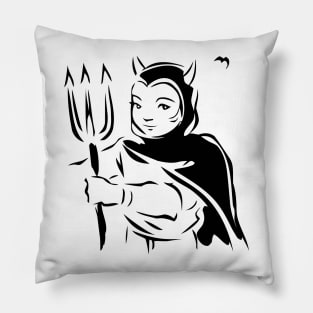 Devil Girl Pillow