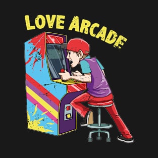 Arcade Game Machine Retro Gaming 80s Oldschool Gamer T-Shirt