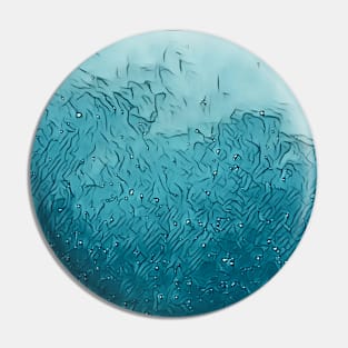 Blue-green gradient art Pin