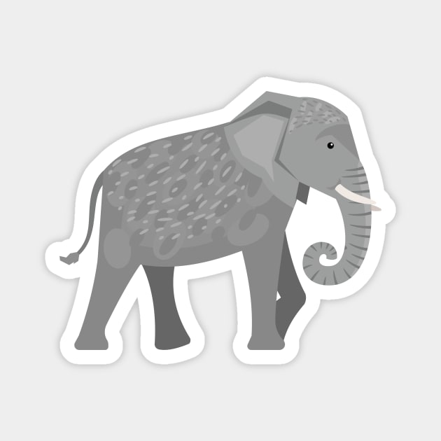 Elephant Magnet by JunkyDotCom