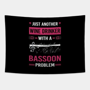 Wine Drinker Bassoon Bassoonist Tapestry