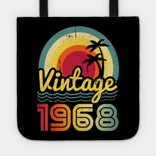 Vintage 1968 Made in 1968 55th birthday 55 years old Gift Tote