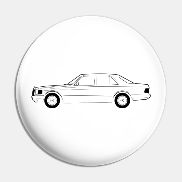 Mercedes 450 SE Sedan W116 Pin by PauHanaDesign