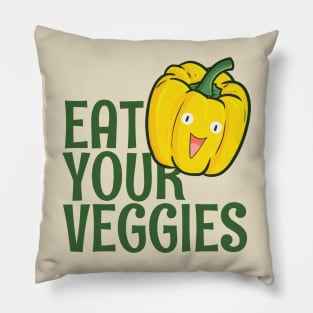 Eat Your Veggies - Yellow Bell Pepper Pillow