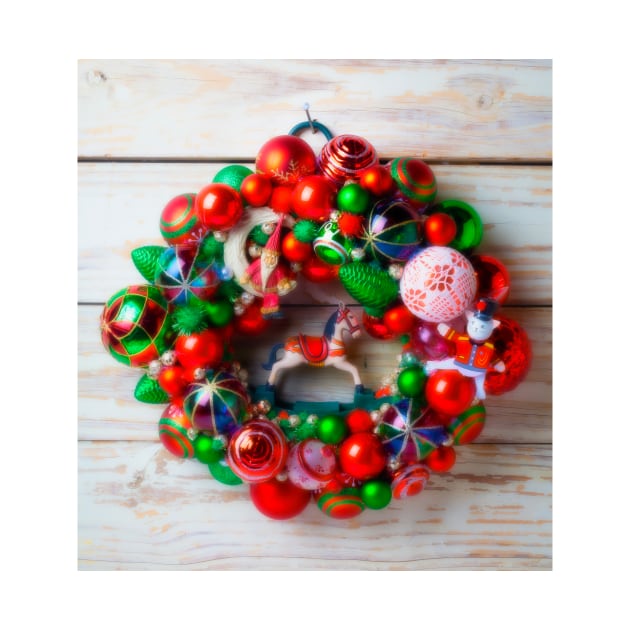 Rocking Horse Christmas Wreath by photogarry