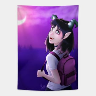 Demon girl Tapestry