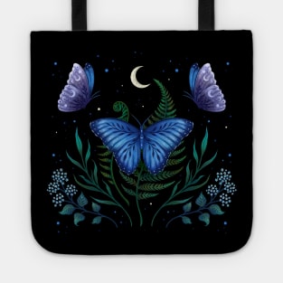 Blue Morpho Butterfly Tote