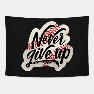 Never Give Up Tapestry