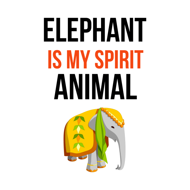 Elephant Is My Spirit Animal by PinkPandaPress