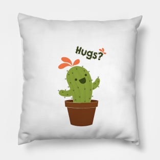 Cactus man gift art design Pillow