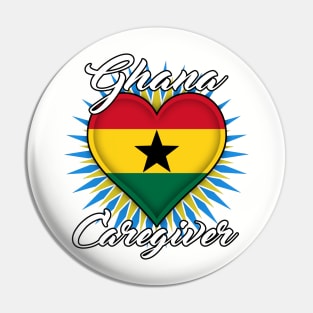 Ghana Caregiver (white font) Pin