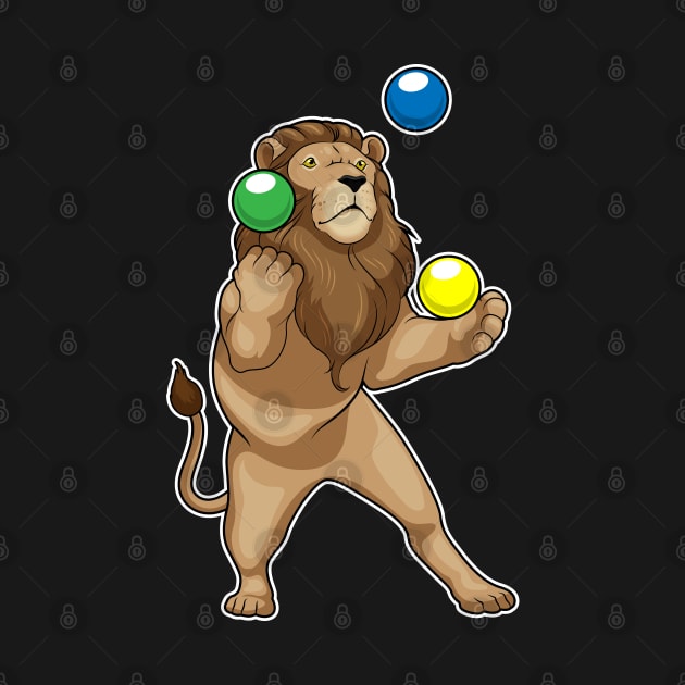 Lion Juggler Juggle by Markus Schnabel