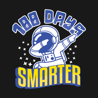 100th Day Of School Smarter Dabbing Astronaute T-Shirt