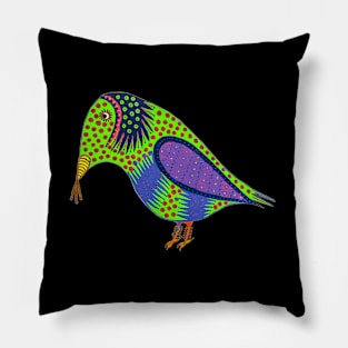 Curious bird decor Pillow