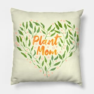 Plant Mom Floral Pillow