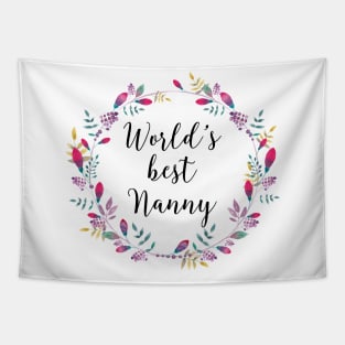 World's Best Nanny Tapestry