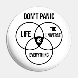 42 The Answer To Life,The Universe & Everything ,science Pin