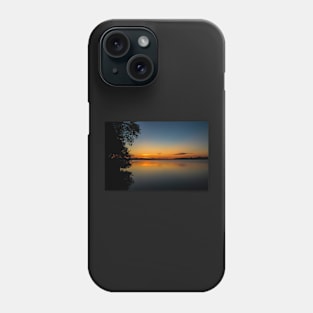 Sunrise over Rice Lake Phone Case