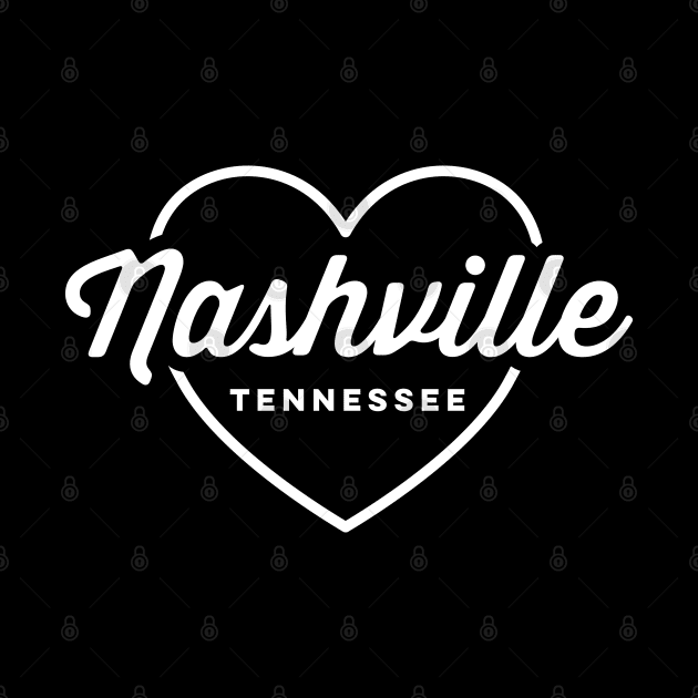 Nashville Tennessee Love by DetourShirts
