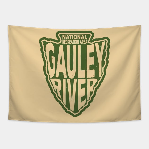 Gauley River National Recreation Area name arrowhead Tapestry by nylebuss