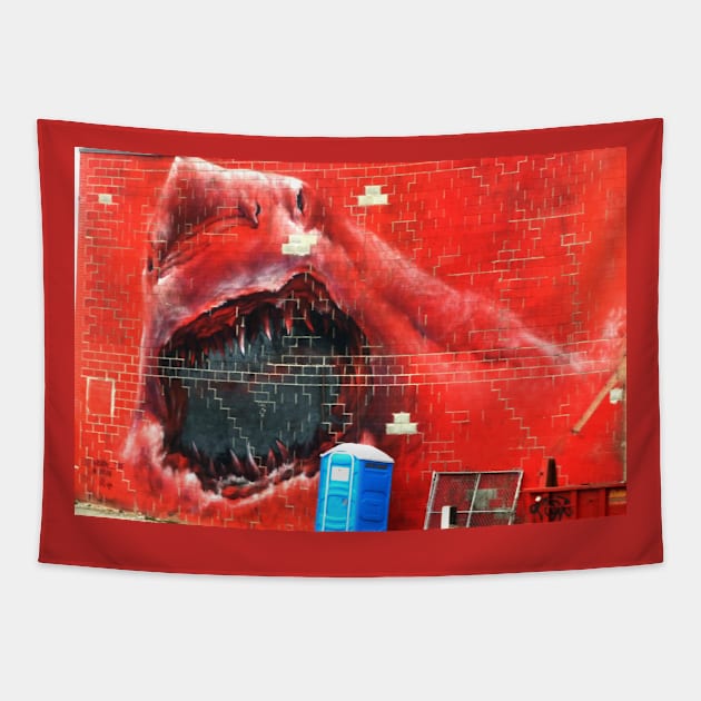 Shark Tapestry by ThomasGallant