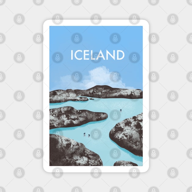 Iceland Magnet by Salty Siren Studios