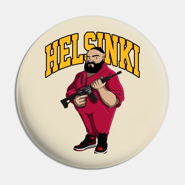 Helsinki Money Heist Pin by namanyastudios