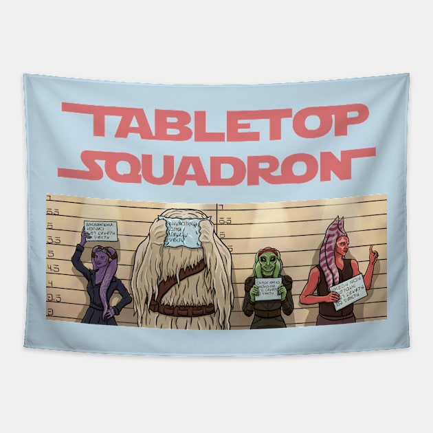 Character Lineup Tapestry by TabletopSquadron