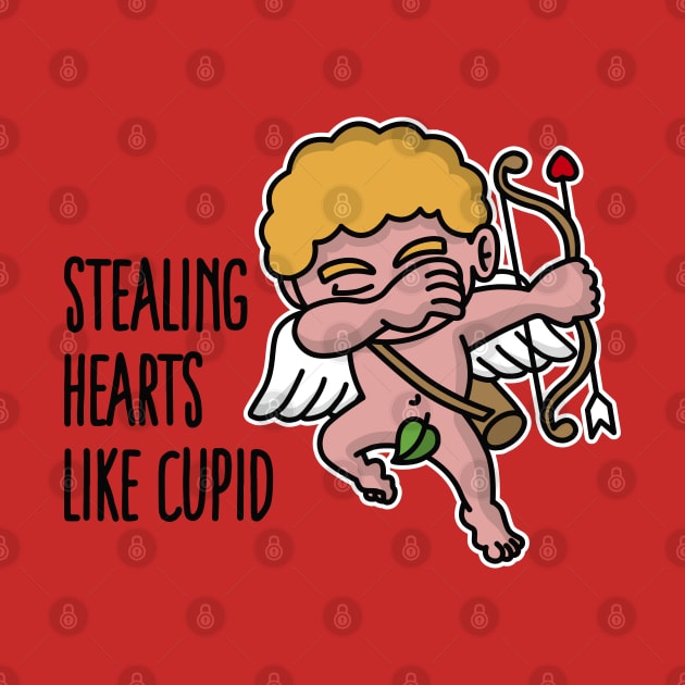 Stealing hearts like cupid - Valentine's day dab by LaundryFactory