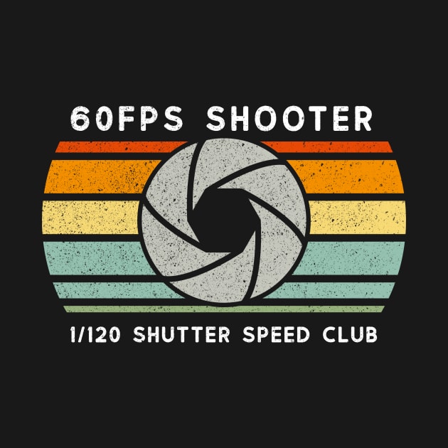 60FPS Shooter Vlogger Gift for Photographer Videographer by Slow Creative